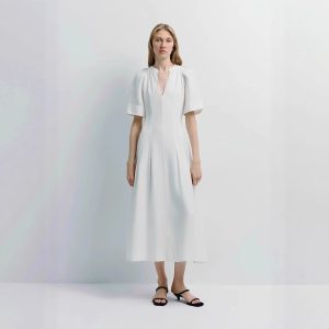 European American Waist-tight A- Line Dress